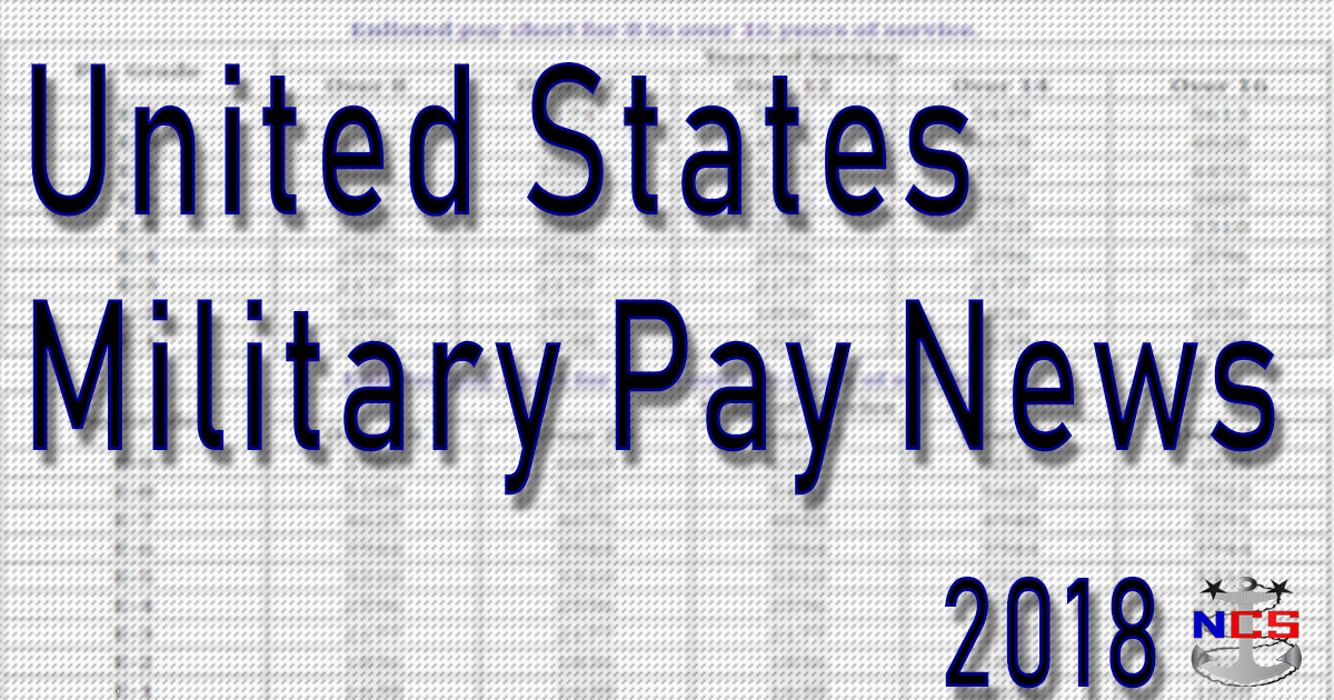 2018 Military Pay Raise