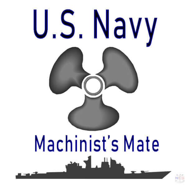 U.S. NAVY MACHINIST'S MATE (MM) RATING BADGE